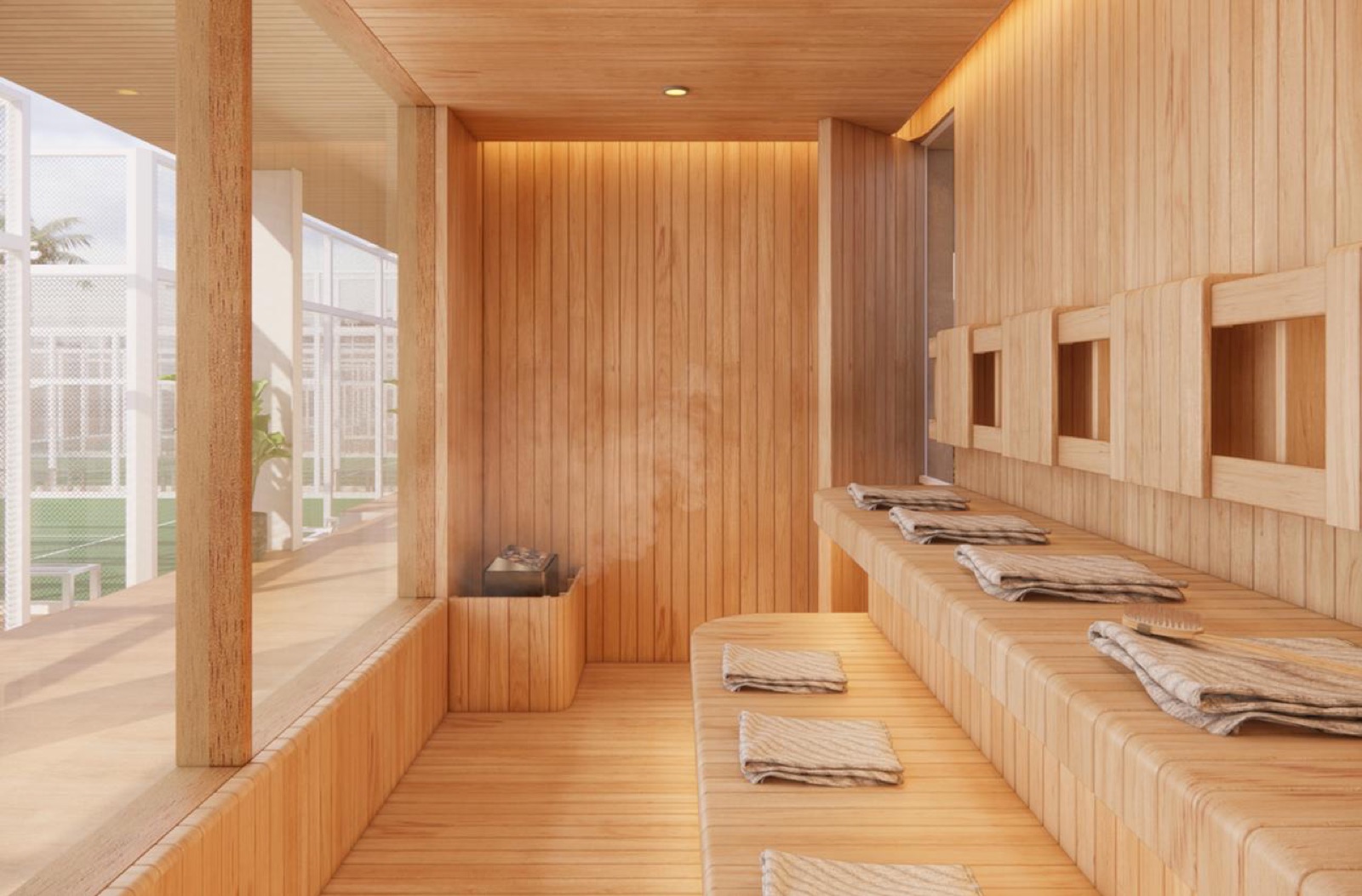 Real wellness zone installation